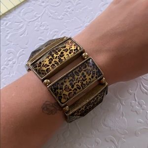 Cheetah print bracelet